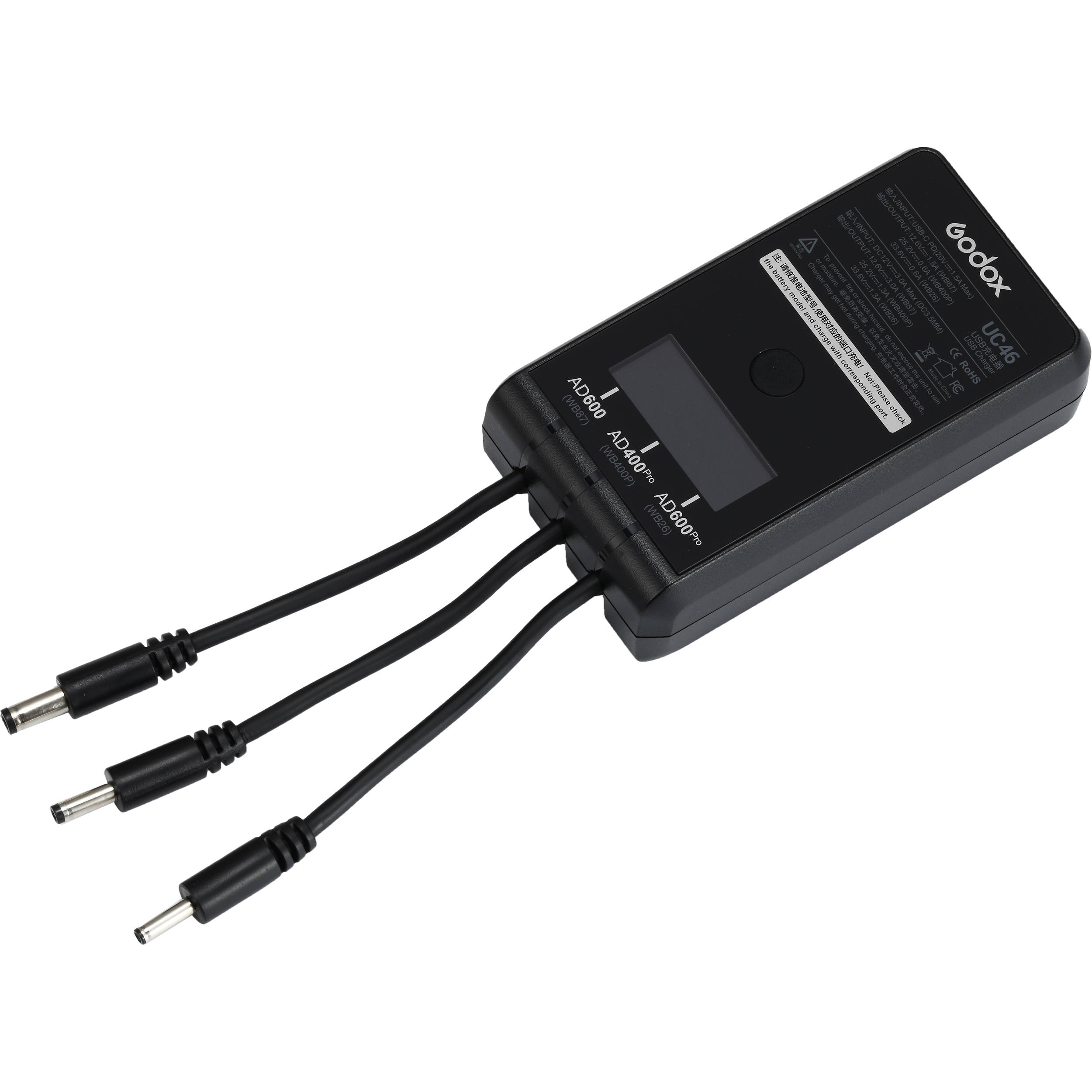 Зарядное устройство Godox UC46 USB для WB400P, WB87, WB26