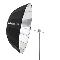 Зонт параболический Godox UB-105S серебро/черный